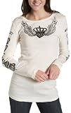 Seven7 Juniors Open Neck Wing Crinkle Shirt