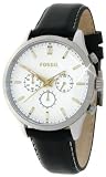 Fossil Herren-Chronograph Men's Dress Lederband schwarz FS4630