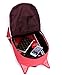 Moolecole Leather & Canvas Backpack School Bag Laptop Backpack with Cat's Ears Design