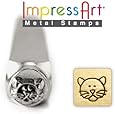 ImpressArt Cat Face Design Stamp, 6mm