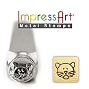 ImpressArt Cat Face Design Stamp, 6mm