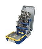 Irwin 3018002B 29 Piece 1/16-Inch to 1/2-Inch M49 Cobalt Twist Drill Bit Assortment in Metal Index