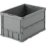 ＴＲＵＳＣＯ　薄型オリコン５０Ｌ（本体のみ）　グレー