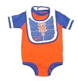 New York Mets Infant Boys Creeper 2pc Set Size 18 MOS