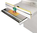 MLCS 2397 Extension Cast Iron Router Table Top & Fence with Aluminum Router Plate