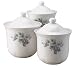 Pfaltzgraff Grapevine 3-Piece Sealed Canister Set