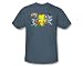 Search : Justice League Face Off Adult S/S T-shirt in Slate by DC Comics