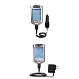 Essential Kit for the Compaq iPAQ 3955 - includes Car and Wall Charger with Rapid Charge Technology - Gomadic Brand w/ TipExchange Technology