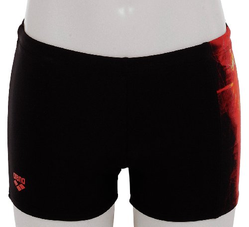 Arena Herren Badehose Bung, black,shiny_red, L (6), 27838 Preisvergleich