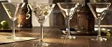 10 ounce Set of 4 Glass Martini Glasses