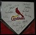 St. Louis Cardinals Autographed/Hand Signed Plate