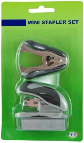 Mini Stapler Set with Staples and Remover
