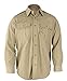 Propper Men's Long Sleeve Tactical Dress Shirt, Khaki, Large Regular