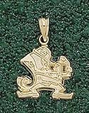 Anderson Jewelry Notre Dame Fighting Irish Leprechaun 1/2 Gold Charm
