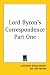 Books : Lord Byron's Correspondence