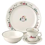 Pfaltzgraff Snow Village 16-Piece Dinnerware Set, Service for 4