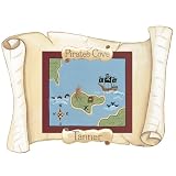 Personalized Pirate Scroll Wall Sticker by Sherri Blum Personalized Pirate Scroll Wall Sticker by Sherri Blum