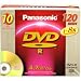 Panasonic LM RF120MU10 - 10 x DVD-R - 4.7 GB ( 120min ) 8x - slim jewel case - storage media