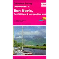 Landranger Maps: Ben Nevis, Fort William and Surrounding Area Sheet 41 (OS Landranger Map)