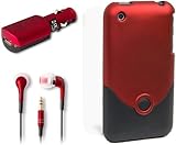 ifrogz iPhone Luxe Caseand Headset for iPhone (Red)