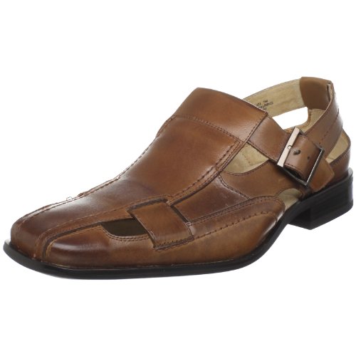 Stacy Adams Mens Bayard City Sandal,Cognac,10.5 M US