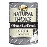Nutro Natural Choice Senior Chicken and Rice Canned Dog Food 12.5 oz.