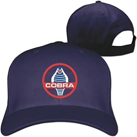 Youth REBORN New Ford Mustang Shelby Cobra Adjustable Snapback Hip-hop Baseball Cap Navy