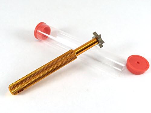 Extreme Golf- Club Sharpener Tool - 6 Unique Cutter Heads - Optimal Ball Performance and Control - For Irons, Wedges, Hybrids, and Other Groove Clubs - Gold