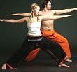 Unisex Indian Wrap Pants - Black-Pink/Purple