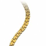7 inch 14K yellow gold Panther Link Bracelet