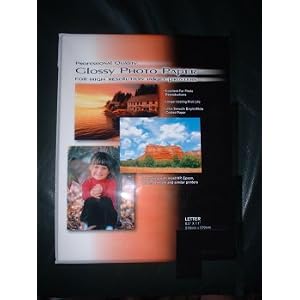 GQ Glossy Picture Photo Paper (20, 8.5x11 Inch Sheets) by