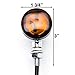 Atpmtas Skull Lens Black Motorcycle Turn Signals Amber Bulb Indicators Blinkers Lights Fit for Harley Davidson-Chrome