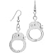 Handcuff Earrings - Silver Emitations