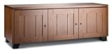 Salamander Chameleon Geneva 237 Triple-Width A/V Cabinet (Medium Walnut)