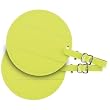 Lewis N. Clark Round Neon ID Tag - set of 2