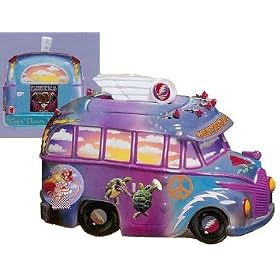 GRATEFUL DEAD 40TH ANNIVERSARY BUS COOKIE JAR by Vandor