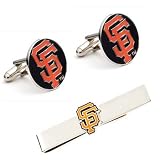 San Francisco Giants Cufflinks and Tie Bar Gift Set