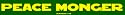 PEACE MONGER Bumper Sticker