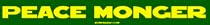 PEACE MONGER Bumper Sticker