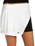adidas Women's Response Court Skort,White/Black,Small