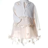 Infant Baby Toddler Girls Clothes GOLD 2Pc Christmas Dress Set BISCOTTI 9M-4T