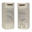 2-Piece Amplified MultiMedia Speaker System (Beige)