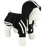 Cristina Dog Clothing by Kakadu Pet, Small, 12", Black