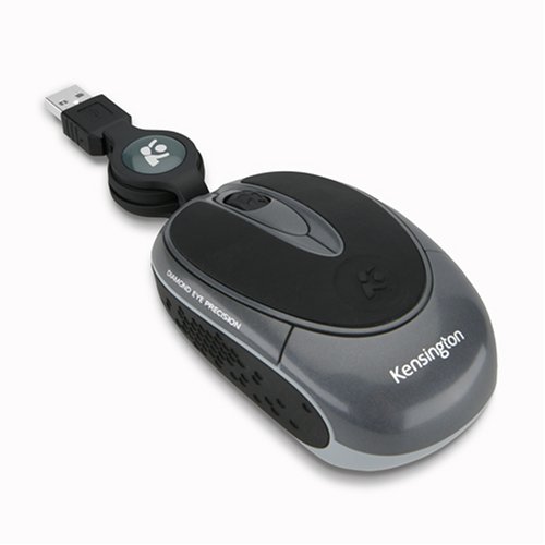 Childrens Toyshop  Electronics : Kensington Ci25m Notebook Optical Mouse - Mouse - optical - 3 button(s) - wired - USB - black, silver