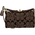 AUTHENTIC COACH HAMPTONS SIGNATURE CAPACITY WRISTLET 41182 (Br/Brown)