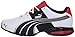 PUMA Men's Cell Surin Sneaker, White/Flamescarlet/Black, 10.5 D US