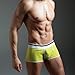 XUBA Mens Low Rise Sexy Underwear Trunk Boxer Brief Green XB04