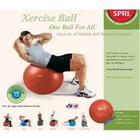 SPRI One Ball For All Package: Ball, Pump & Chart 75cm