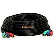 Component Video Cable 3x RCA Gold HDTV RGB YPbPr 50 feet 50ft