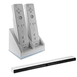 GTMax Wireless Sensor Bar + Remote Control Dual Charging Dock Station with  ....
